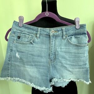 Kancan Distressed Denim Shorts- Size M